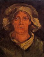 Gogh, Vincent van - Head of a Peasant Woman with White Cap